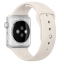 Спортивный ремешок мраморно-белого цвета для Apple Watch 42 мм, размеры S/M и M/L (MLL12ZM/A)