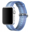 Ремешок из плетёного нейлона цвета «голубое озеро», в полоску для Apple Watch 38 мм (MPVX2ZM/A)