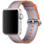 Ремешок из плетёного нейлона оранжевого цвета, в полоску для Apple Watch 42 мм (MPW22ZM/A)