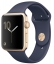 Apple Watch Series 2 Корпус 38мм из золотистого алюминия, спортивный ремешок тёмно-синего цвета (MQ132)