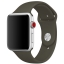 Спортивный ремешок тёмно-оливкового цвета для Apple Watch 42 мм, размеры S/M и M/L (MQUQ2ZM/A)