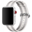 Ремешок из плетёного нейлона белого цвета, в полоску для Apple Watch 42 мм (MQVT2ZM/A)