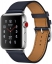 Apple Watch Series 3 Hermès Cellular 42мм, корпус из нержавеющей стали, ремешок Hermès Single Tour из кожи Swift цвета Indigo (MQLQ2)