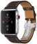Apple Watch Series 3 Hermès Cellular 42мм, корпус из нержавеющей стали, ремешок Single Tour Deployment Buckle из кожи Barenia цвета Ébène (MQLT2)