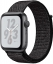 Apple Watch Nike+ Series 4, 40 мм, корпус из алюминия цвета «серый космос», нейлоновый браслет Nike чёрного цвета (MU7G2)