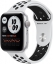 Часы Apple Watch Series 6, 40 мм, корпус из алюминия серебристого цвета, спортивный ремешок Nike цвета «чистая платина/чёрный» (M00T3)
