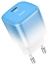Сетевое зарядное устройство HOCO C101A PD 20W USB-C (белый-голубой)