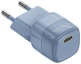 Сетевое зарядное устройство Deppa USB-C PD mini GaN 20Вт 11442 (синий)