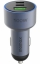 Автомобильное зарядное устройство  Momax Mini UC17 MoVe  USB/2х Type-C/PD 3.0/QC 3.0/100W (темно-синий)