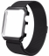 Миланский сетчатый браслет и кейс для корпуса 2 в 1 для Apple Watch 38-40 мм (черный)