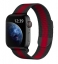 Сетчатый браслет CTI для Apple Watch 38/40 мм (черный-красный)