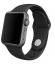 Силиконовый ремешок CTI для Apple Watch 38/40 мм (черный)
