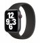 Силиконовый ремешок монобраслет CTI для Apple Watch 38/40 размер M (черный)