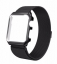 Миланский сетчатый браслет и кейс для корпуса 2 в 1 для Apple Watch 42-44 мм (черный)