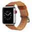 Ремешок плетеный узор CTI для Apple Watch 42/44 (светло-коричневый)