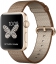 Apple Watch Series 2, Корпус 42 мм из золотистого алюминия, ремешок из плетёного нейлона цвета «кофейный/карамельный» (MNPP2)