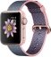 Apple Watch Series 2, Корпус 38 мм из плетёного нейлона цвета «светло‑розовый/тёмно‑синий» (MNP02)