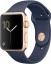 Apple Watch Series 1, Корпус 38 мм из золотистого алюминия, спортивный ремешок тёмно‑синего цвета (MQ102)