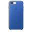 Чехол клип-кейс кожаный Apple Leather Case для iPhone 7 Plus/8 Plus, цвет «синий аргон» (MRG92ZM/A)