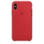 Чехол клип-кейс силиконовый Apple Silicone Case для iPhone X, (PRODUCT)RED красный цвет (MQT62ZM/A)