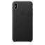 Чехол клип-кейс кожаный Apple Leather Case для iPhone XS Max, чёрный цвет (MRWT2ZM/A)