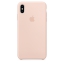 Чехол клип-кейс силиконовый Apple Silicone Case для iPhone XS Max, цвет «розовый песок» (MTFD2ZM/A)