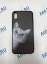 Чехол клип-кейс силиконовый CTI для Apple iPhone Xs Max выглядывающий кот (черный)