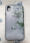 Чехол клип-кейс CTI силиконовый для Apple iPhone XR японский мотив (серо-зеленый)