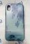 Чехол клип-кейс CTI силиконовый для Apple iPhone XR японский мотив (фиолетово-голубой)