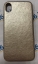 Чехол клип-кейс CTI пластиковый для Apple iPhone XR эко-кожа (золото)