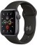 Часы Apple Watch Series 5, 40 мм, корпус из алюминия цвета «серый космос», спортивный ремешок чёрного цвета (MWV82), активированы