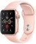 Часы Apple Watch Series 5, 40 мм, корпус из алюминия золотого цвета, спортивный ремешок цвета «розовый песок» (MWV72)