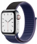 Apple Watch Series 5 Cellular, 44 мм, корпус из нержавеющей стали, спортивный браслет тёмно-синего цвета
