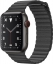 Apple Watch Series 5 Cellular, 44 мм, корпус из титана черного цвета, кожаный ремешок черного цвета (MWQQ2)
