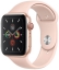 Часы Apple Watch Series 5 Cellular, 40 мм, корпус из алюминия золотого цвета, спортивный ремешок цвета «розовый песок» (MWWP2)