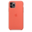 Чехол клип-кейс силиконовый Apple Silicone Case для iPhone 11 Pro, цвет «спелый клементин» оранжевый (MWYQ2ZM/A)