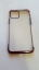 Чехол клип-кейс силиконовый CTI для Apple iPhone 11 Pro (прозрачный с бордовым)