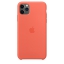 Чехол клип-кейс силиконовый Apple Silicone Case для iPhone 11 Pro Max, цвет «спелый клементин» оранжевый (MX022ZM/A)