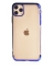 Чехол клип-кейс силиконовый CTI для Apple iPhone 11 Pro Max (прозрачный с синим)