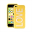 Клип-кейс PURO NightGlow TRU LOVE для iPhone 5C  желтый