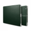 The new iPad 4G LTE / Wifi Leather Case Folio Series Dark Green