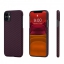 Чехол клип-кейс из кевларового (арамидного) волокна Pitaka MagEZ Case для iPhone 11, чёрно-красный (KI1103R)