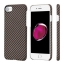 Чехол клип-кейс из кевларового (арамидного) волокна Pitaka MagEZ Case для iPhone 7/8/SE, чёрно-коричневый (KI8005)
