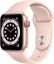 Часы Apple Watch Series 6 Cellular, 40 мм, корпус из алюминия золотого цвета, спортивный ремешок цвета «розовый песок» (M02P3)