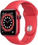 Часы Apple Watch Series 6, 40 мм, корпус из алюминия цвета (PRODUCT)RED, спортивный ремешок красного цвета (M00A3)
