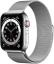 Apple Watch Series 6 Cellular, 44 мм, корпус из нержавеющей стали серебристого цвета, миланский сетчатый браслет серебристого цвета (M07M3, M0DC3)