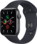 Часы Apple Watch SE, 40 мм, корпус из алюминия цвета «серый космос», спортивный ремешок цвета «тёмная ночь» (MKQ13)