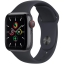 Часы Apple Watch SE Cellular, 44 мм, корпус из алюминия цвета «серый космос», спортивный ремешок цвета «тёмная ночь» (MKRR3)