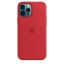 Чехол клип-кейс силиконовый Apple Silicone Case MagSafe для iPhone 12 Pro Max, красный цвет (PRODUCT)RED (MHLF3ZE/A)