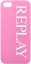 Чехол клип-кейс Replay Logo Rubber для iPhone 5/5s розовый